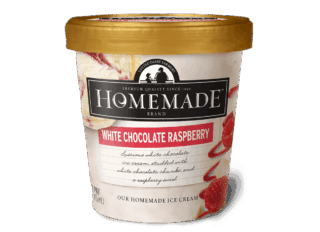 White choco rasp pint