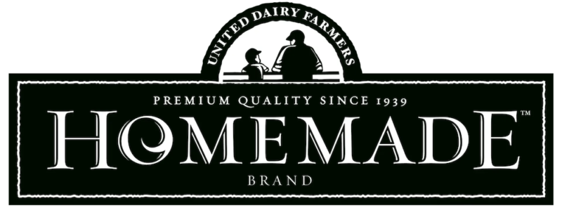 Homemade brand ice cream logo