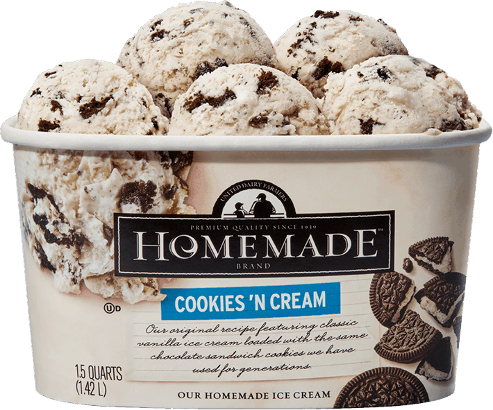 Decorative image of Homemade ice cream